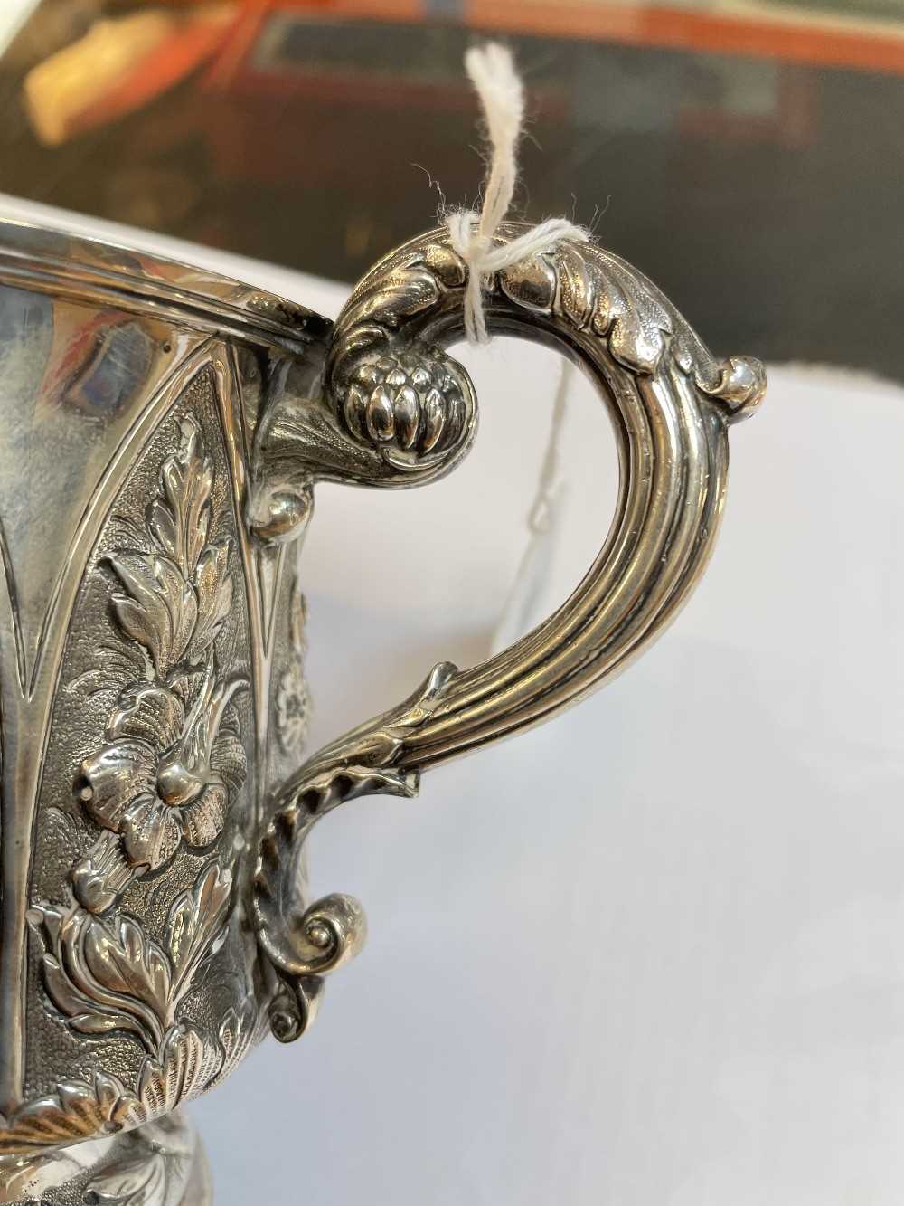 GEORGE IV SILVER CHRISTENING MUG / TANKARD, John, Henry & Charles Lias, London 1829, overall - Image 7 of 14