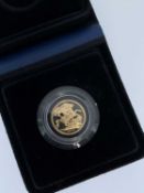 ELIZABETH II GOLD PROOF SOVEREIGN, 1979, cased, 8.0gms