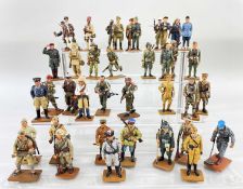 DEL PRADO HAND-PAINTED CAST METAL / LEAD FIGURES, comprising military personnel from around the