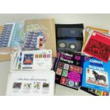 ASSORTED STAMPS & COINS, including appr. 94 EII first day covers, various old stamp catalogues, 2x