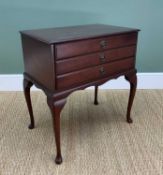 THREE DRAWER CANTEEN OF ELECTROPLATED TABLEWARE & CULTERY, George Butler, complete for twelve