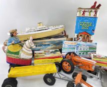 ASSORTED TOYS comprising boxed Plasticville items to include 'Union Station', 'Water Tank', '