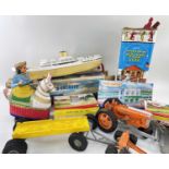 ASSORTED TOYS comprising boxed Plasticville items to include 'Union Station', 'Water Tank', '