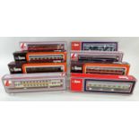 ASSORTED LIMA HO GAUGE COACHES, including Restaurant car in red SBB CFF livery, all boxed (8)