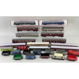 ASSORTED HO/OO UNBOXED ROLLING STOCK, mainly Lima including 11 coaches, 14 goods wagons, together