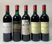 SELECTION OF MATURE BORDEAUX, comprising one bottle of 1988 Leoville Las Cases, 2eme Cru Classe, St.