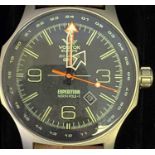 VOSTOK EUROPE EXPEDITION NORTH POLE 168/3000 WRISTWATCH - with leather strap, in original packing