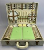 SIRRAM 'FINE PICNIC OUTFITS' - excellent mid-century example in carry case, 50 x 35 x 15cms