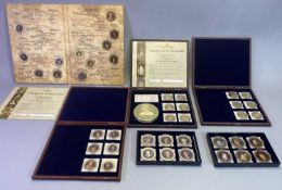 WINDSOR MINT COINS COLLECTION HISTORY OF THE MONARCHY/KINGS & QUEENS - to include a presentation