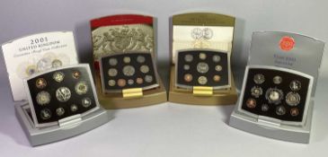 ROYAL MINT EXECUTIVE PROOF COIN COLLECTIONS X 4 - year dates 2000, 2001, 2002, 2003, all in original
