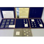 WINDSOR MINT 14CT GOLD COINS COLLECTION X 33 - each weighing 0.5grms, to include a seven piece solid