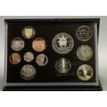 ROYAL MINT 2009 UK PROOF COIN SET - with rare Kew Gardens 50p, the twelve coin set in original