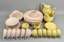 MINTON PINK COLOURED TEA & TABLEWARE - approximately 30 pieces and a quantity of other similar