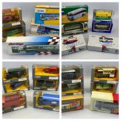BOXED CORGI DIECAST COMMERCIAL BUSES, WAGONS & VANS - 23 items, all in original boxes to include the