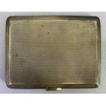 CHESTER SILVER GENTLEMAN'S CIGARETTE CASE - 1931, Maker E J Trevitt & Sons, 8.5 x 11cms with