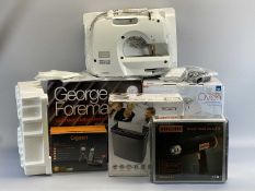HOUSEHOLD ELECTRICAL ITEMS - a quantity of boxed appliances