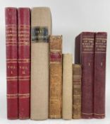 VARIOUS ANTIQUARIAN BOOKS including 'People's National Portrait Gallery' (Vols I&II), 'Christian