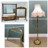 ASSORTED FURNISHINGS, including TWO MAHOGANY DRESSING TABLE MIRRORS, comprising a George III