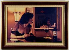 CARRIE GRABER, ltd edn (39/80) giclee – Piano Bar, signed and numbered, eith COA dated 2003, 61 x