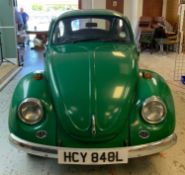 1972 VOLKSWAGON 'BEETLE' 1200 SALOON, registration no. HCY 848L, chassis no. 1132266724, Engine
