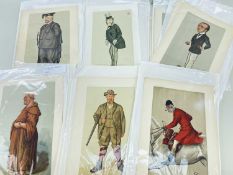 LESLIE WARD (1851-1922) AKA 'SPY' collection of 16 x 'Vanity Fair' prints - caricatures of pre-