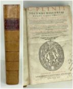 ANTIQUARIAN BOOK: SECUNDI HISTORIAE MUNDI LIBRI XXXVII by Caii Plinii or Gaius Plinius Secundus (