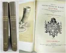 (BOOK) HERALDIC VISITATIONS OF WALES VOLUMES I & II by Samuel Rush Meyrick (William Rees 1846)