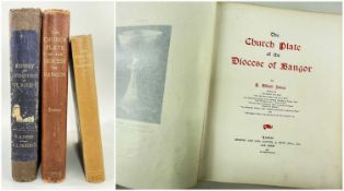 THREE WELSH ANTIQUARIAN DIOCESAN BOOKS (1) 'The Church Plate of Breconshire' by J T Evans (James H