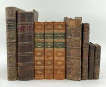 VARIOUS ANTIQUARIAN BOOKS comprising 1771 edition 'The Gardeners Dictionary: Containing the
