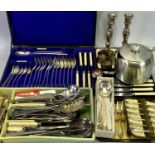 CASED & LOOSE EPNS CUTLERY & OTHER METALWARE