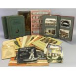 VINTAGE POSTCARDS, ART BOOKS & MAGAZINES, two volumes The Concise Household Encyclopaedia, ETC,