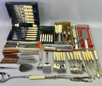 BOXED & LOOSE BONE HANDLED & OTHER TABLE CUTLERY