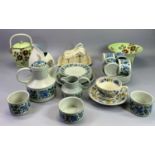MALING LUSTRE, CROWN DUCAL, MASONS REGENCY, MIDWINTER STONEWARE ETC - a mixed group including two