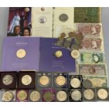FESTIVAL OF BRITAIN, vintage coinage and banknotes, commemorative crowns collection to include two