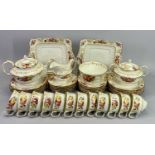 RADFORDS-FENTON CHINA TEAWARE, 42 PIECE - to include teapot and cover, sucrier and cover, milk jug