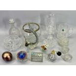 EDINBURGH CRYSTAL & OTHER CUT, MOULDED & DECORATIVE GLASSWARE - to include a Caithness scent