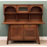 OAK ARTS & CRAFTS SIDEBOARD, design attributed to Leonard Wyburd for Liberty & Co, circa 1900,