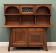 OAK ARTS & CRAFTS SIDEBOARD, design attributed to Leonard Wyburd for Liberty & Co, circa 1900,