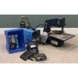 TOOLS - Clarkeweld 130 TE welder and accessories and a bench top scroll saw E/T