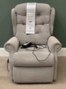 ELECTRIC RECLINING ARMCHAIR "Celebrity Woburn Petite" (appears as new), 100cms H, 78cms W, 47cms