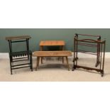 FURNITURE ASSORTMENT (6) to include assorted side and occasional tables, clothes airers ETC