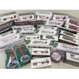 EDDIE STOBART COLLECTABLES including 27 Atlas Edition 1-76 Scale Die-Cast metal models, Scania top
