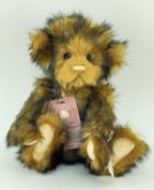 CHARLIE BEAR - 'Bibble' CB630036B limited edition (450/1500) brown with black highlights, tags and