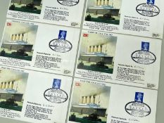 TITANIC INTEREST: Six First Day Covers signed by Titanic survivor B.V. Dean, printed with details of