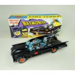 CORGI TOYS: boxed 267 Batmobile with Batman & Robin, secret instructions, mostly unused missiles