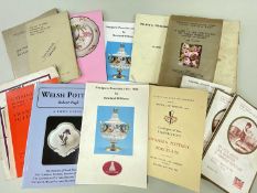 COLLECTION OF WELSH PORCELAIN RELATED PAMPHLETS eg. 1951 National Museum of Wales (2 x), several for