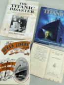 TITANIC INTEREST: four books comprising 'Discovery of the Titanic' by Robert D. Ballard, signed by