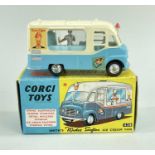 CORGI TOYS: boxed 428 Smith's Mr Softy Karrier Ice Cream Van with figure Comments: E, in box with