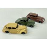 DINKY TOYS: 39d Buick, 39a Packard Super 8 Tourer, 39f Studebaker State Commander, all unboxed (3)