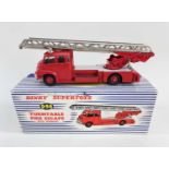 DINKY SUPERTOYS: boxed 956 Turntable Fire Escape (with windows) Comment: VG, box with biro inscribed